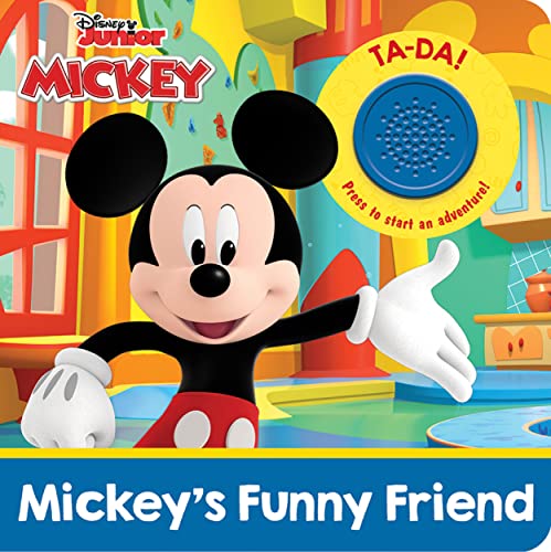 Disney Junior Mickey Mouse - Mickey's Funny Friend Sound Book - Mickey, Minnie, Donald, Daisy, and more! - PI Kids