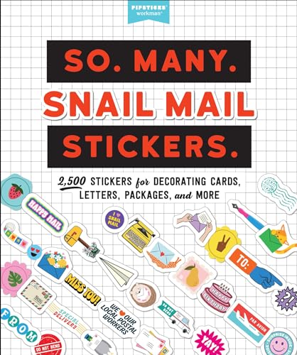 So. Many. Snail Mail Stickers.: 2,500 Stickers for Decorating Cards, Letters, Packages, and More (So. Many. Stickers.)
