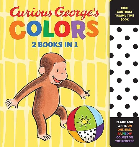 Curious George's Colors: High Contrast Tummy Time Book (Curious Baby Curious George)