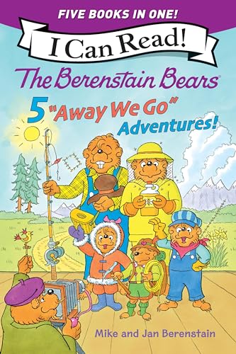 The Berenstain Bears: Five 'Away We Go' Adventures! (I Can Read Level 1)