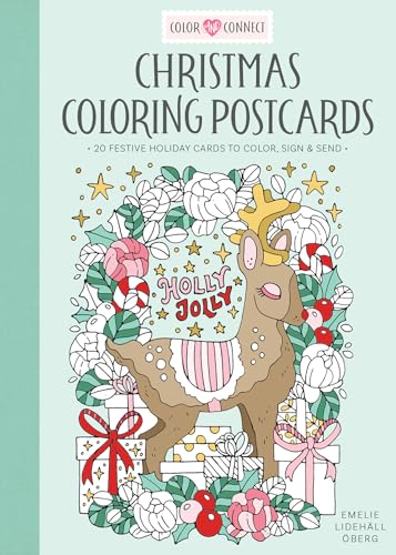 Christmas Coloring Postcards: 20 Festive Holiday Cards to Color, Sign, and Send (Color and Connect, 2)