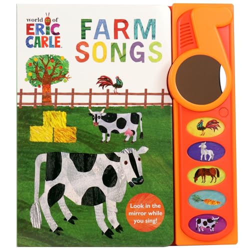 World of Eric Carle: Farm Songs 5-Button Animal Sound Book with a Mirror - PI Kids