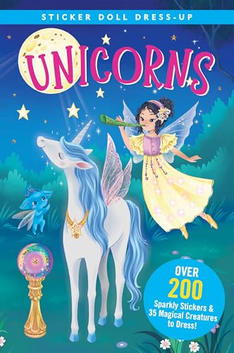 Unicorns Sticker Doll Dress-Up Book (Sticker Doll Dress-Up Books)