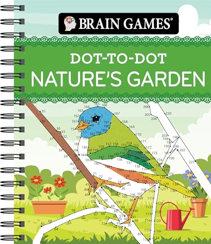 Brain Games - Dot-to-Dot Nature's Garden