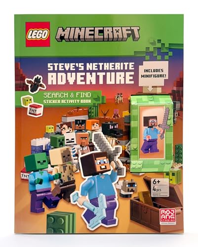 Steve's Netherite Adventure (LEGO Minecraft)