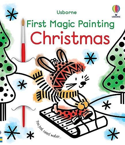 First Magic Painting Christmas: A Christmas Holiday Book for Kids