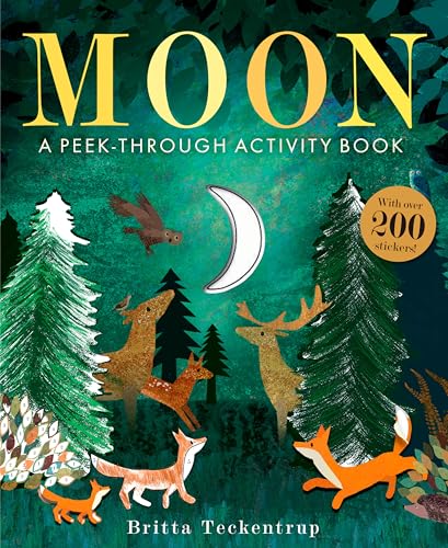 Moon: A Peek-Through Activity Book: With over 200 stickers