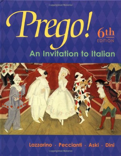 Prego! An Invitation to Italian (Student Edition)