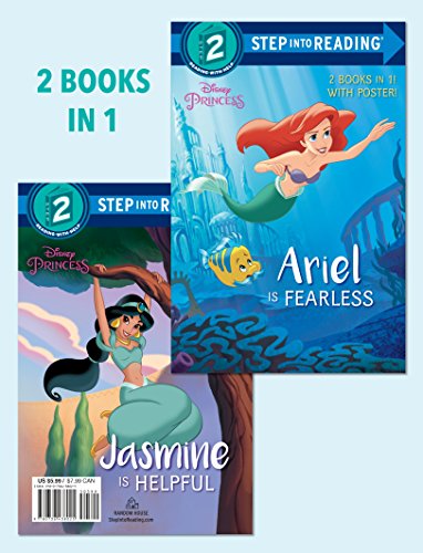Ariel Is Fearless/Jasmine Is Helpful (Disney Princess) (Step into Reading)