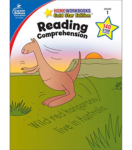 Reading Comprehension, Grade 1: Gold Star Edition (Home Workbooks)