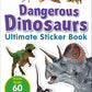 Ultimate Sticker Book: Dangerous Dinosaurs: More Than 60 Reusable Full-Color Stickers