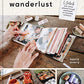 Creative Wanderlust: Unlock Your Artistic Potential Through Mixed-Media Art Journaling Techniques - With 8 sheets of printed papers for journaling and collage
