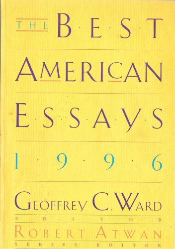The Best American Essays 1996