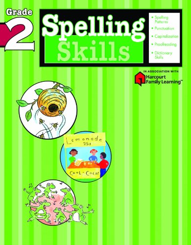 Spelling Skills: Grade 2 (Flash Kids Harcourt Family Learning)