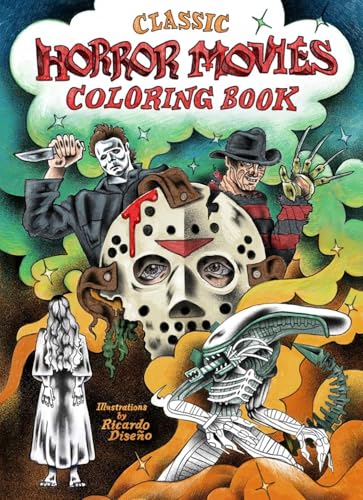 Classic Horror Movies Coloring Book