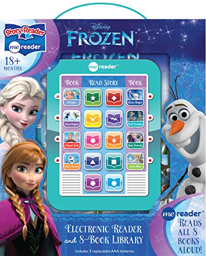 Disney Frozen Elsa, Anna, Olaf, and More! - Me Reader Electronic Reader and 8-Sound Book Library – Great Alternative to Toys for Christmas - PI Kids