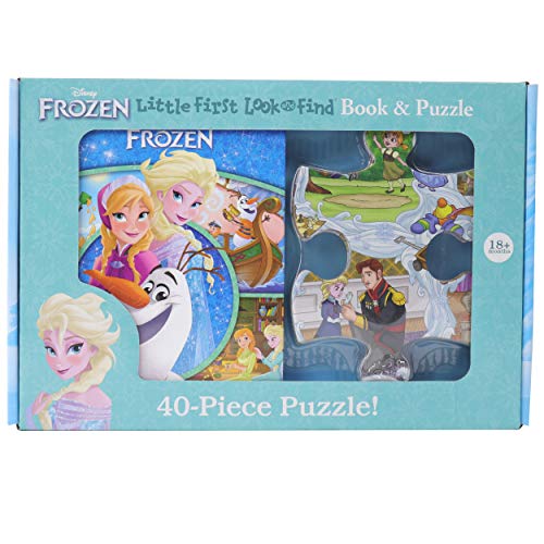 Disney Frozen - Little First Look and Find Activity Book and 40-Piece Puzzle - PI Kids