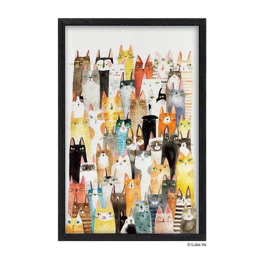 WerkShoppe: Cat Power | Framed Canvas Art