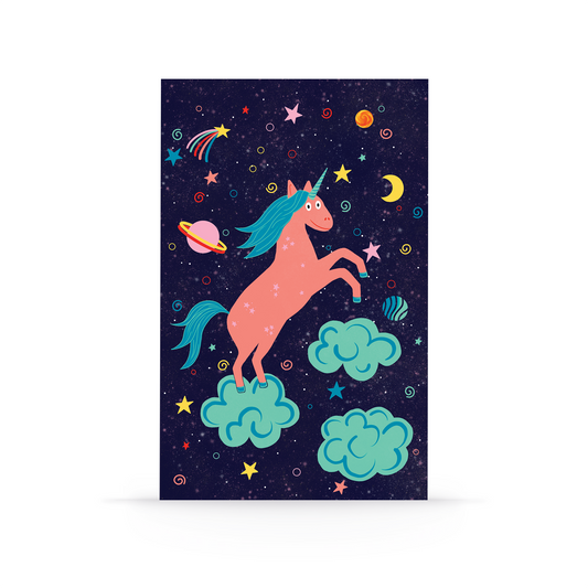 Denik: Space Unicorn Classic Layflat Journal Notebook
