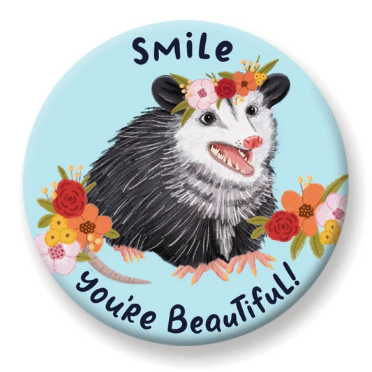 Grey Street Paper: Beautiful Opossum Magnet