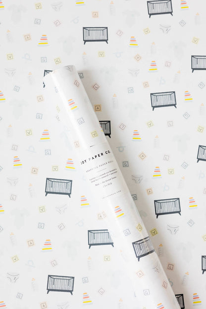 Joy Paper Co.: Baby Pattern Wrapping Paper Roll