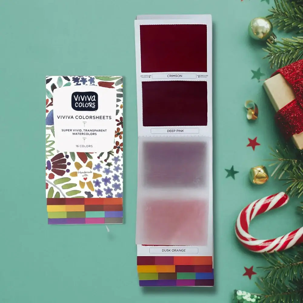 Viviva Colors: Colorsheets (16 Watercolors)