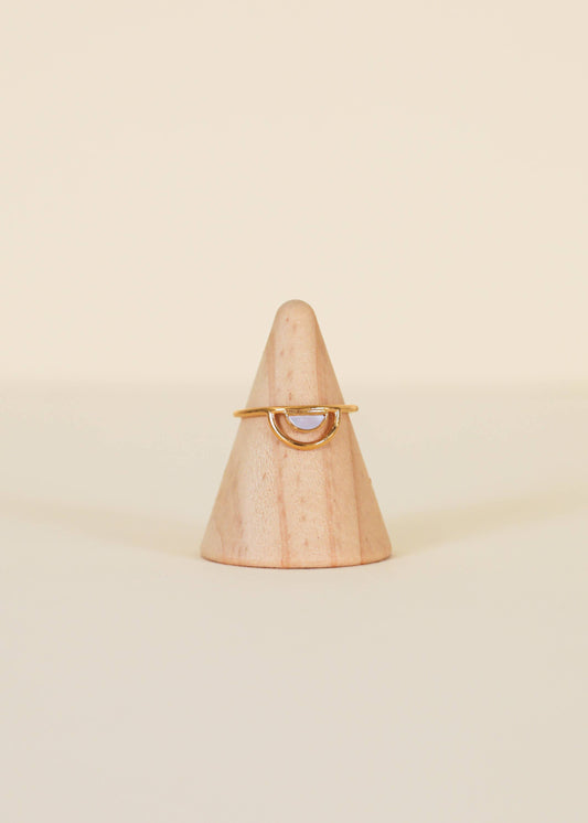JaxKelly: Gold Rings - Mother of Pearl Stone Arch