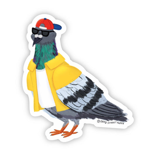 Grey Street Paper: Cool Pigeon Sticker