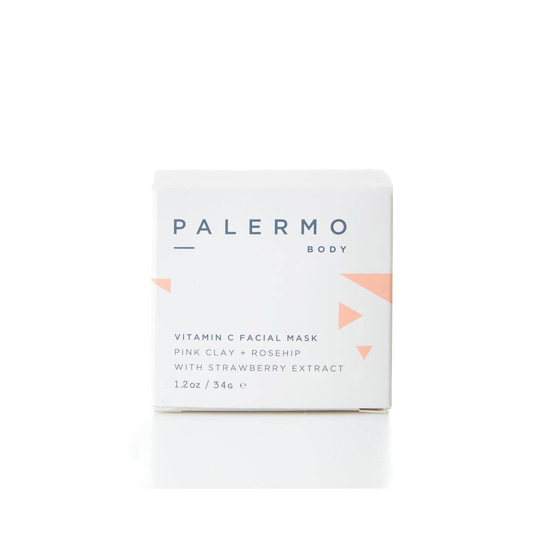 Palermo Body: Vitamin C Facial Mask with French Pink Clay + Rosehip