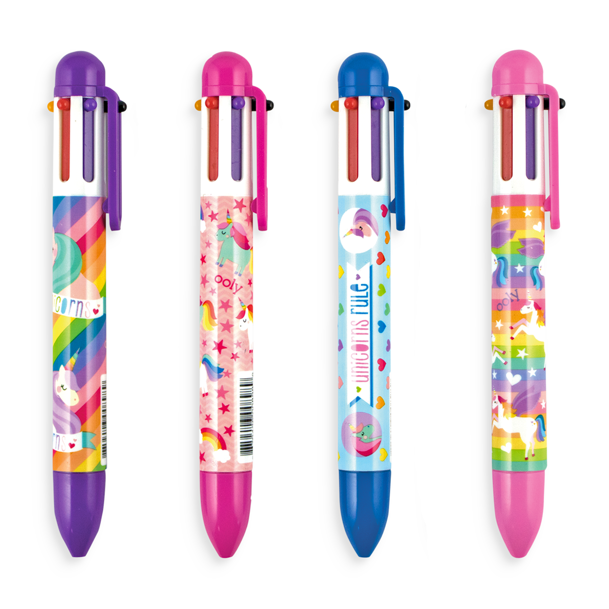 OOLY: 6 Click Pens - Unique Unicorn