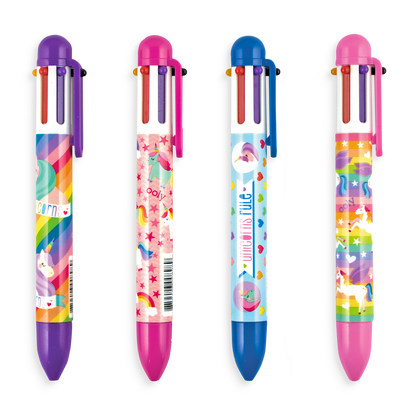 OOLY: 6 Click Pens - Unique Unicorn