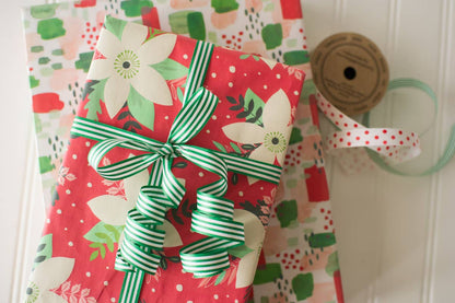 Wrappily Eco Gift Wrap Co.: Natural Cotton Curling Ribbon - Stripes & Dots