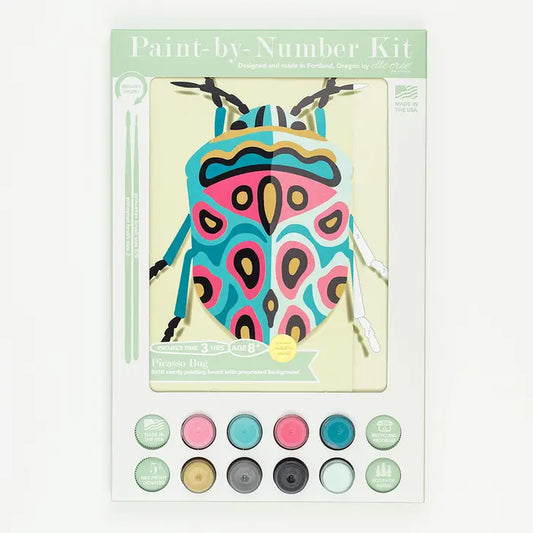 Elle Crée (She Creates): Kids Picasso Bug Paint-By-Number Kit