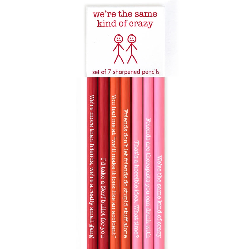 Snifty: Same Kind of Crazy Pencil Set