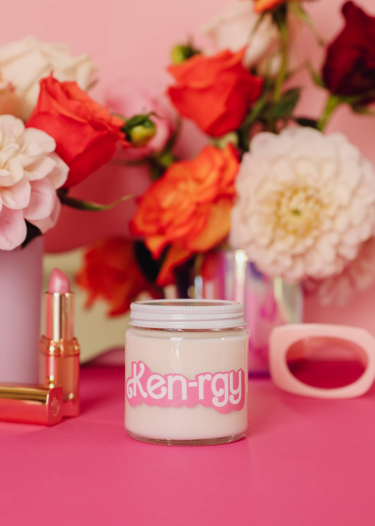 JaxKelly: Barbie - Ken-rgy Candles - Cream