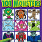 How to Draw 101 Monsters: Easy Step-by-step Drawing (How to draw)