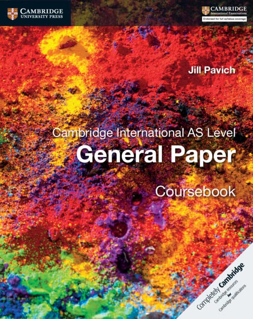 Cambridge International AS Level English General Paper Coursebook (Cambridge International Examinations)