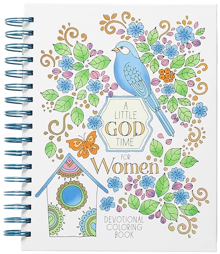 A Little God Time for Women: Devotional Coloring Book