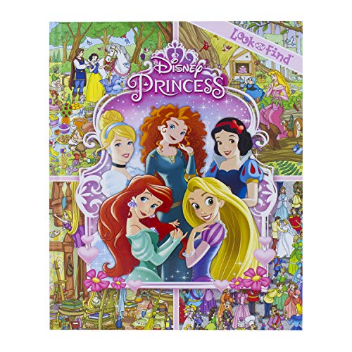 Disney Princess Look and Find Hardcover Book (PI Kids)
