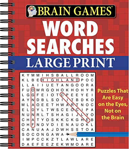 Brain Games - Word Searches (Large Print)