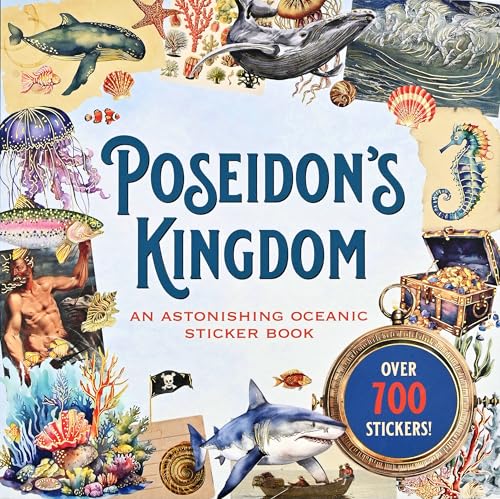 Poseidon's Kingdom Sticker Book (over 750 stickers!)