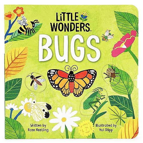Little Wonders BUGS - Introduction to the World of Bugs Multi-Activity Children's Board Book Including Flaps, Wheels, Tabs, and More