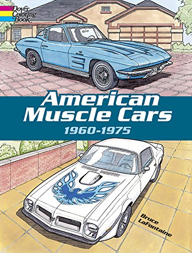 American Muscle Cars, 1960-1975 (Dover History Coloring Book)