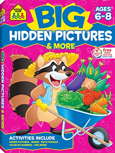BIG Hidden Pictures & More Workbook (Ages 6 - 8)