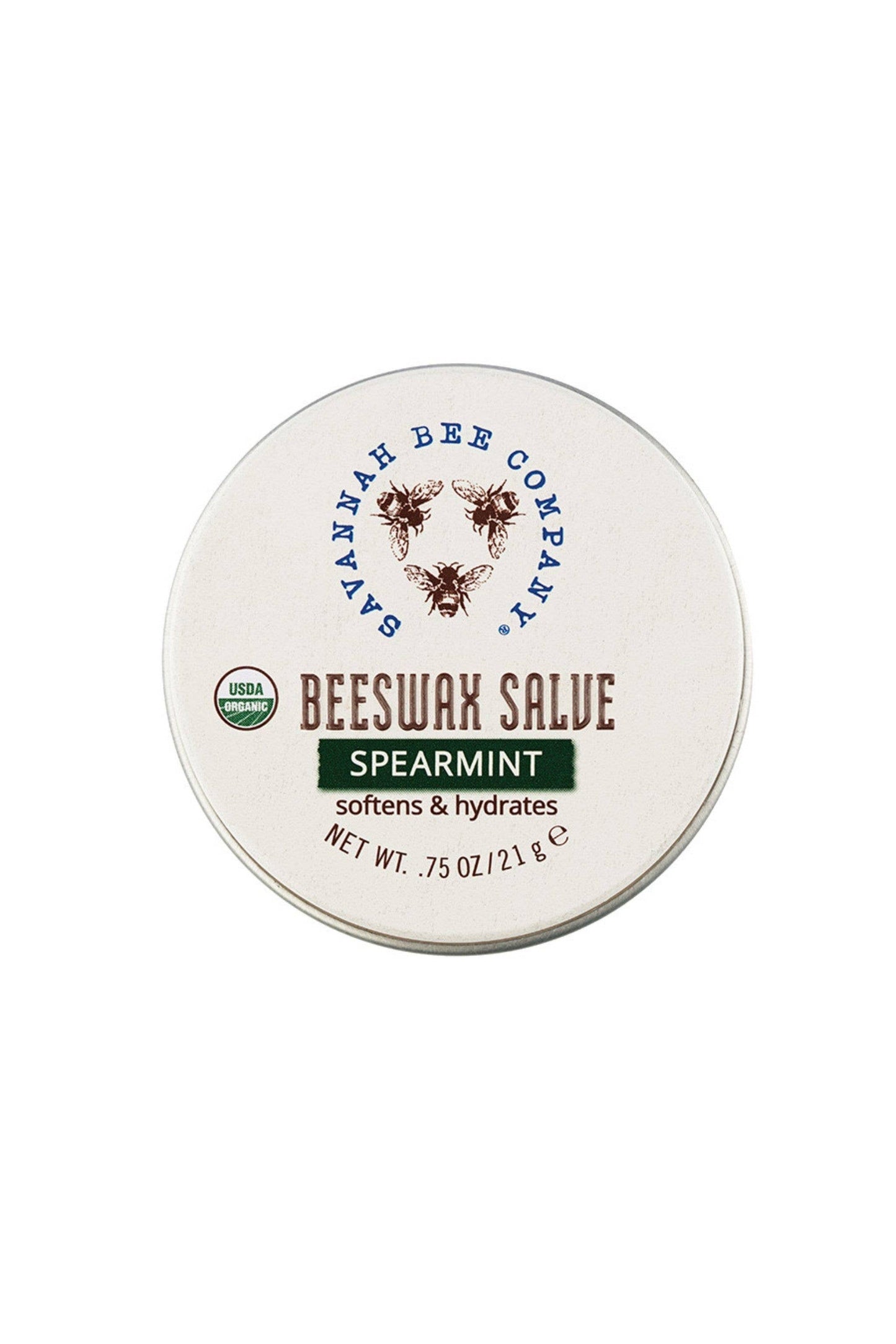 Savannah Bee Company: Beeswax Salve (Spearmint) 2 oz.