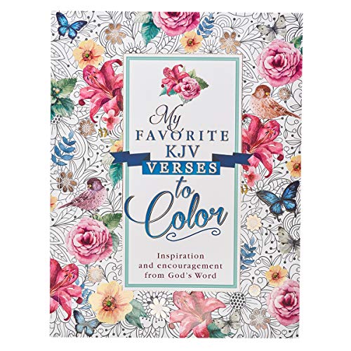 'My Favorite KJV Verses to Color' Inspirational Adult Coloring Book