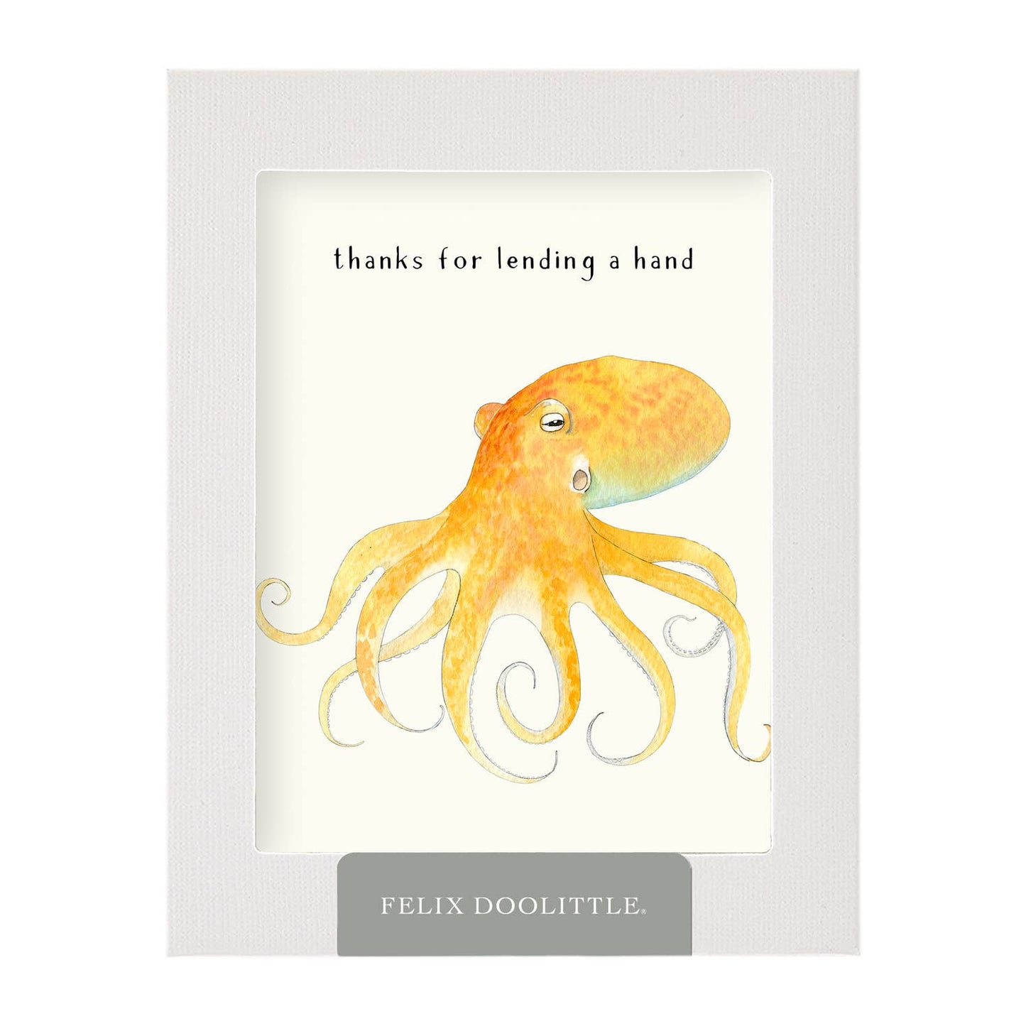 Felix Doolittle: Lend a Hand - Thank You Card