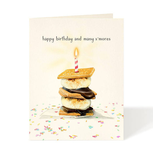 Felix Doolittle: Many S'mores - Birthday Greeting Card