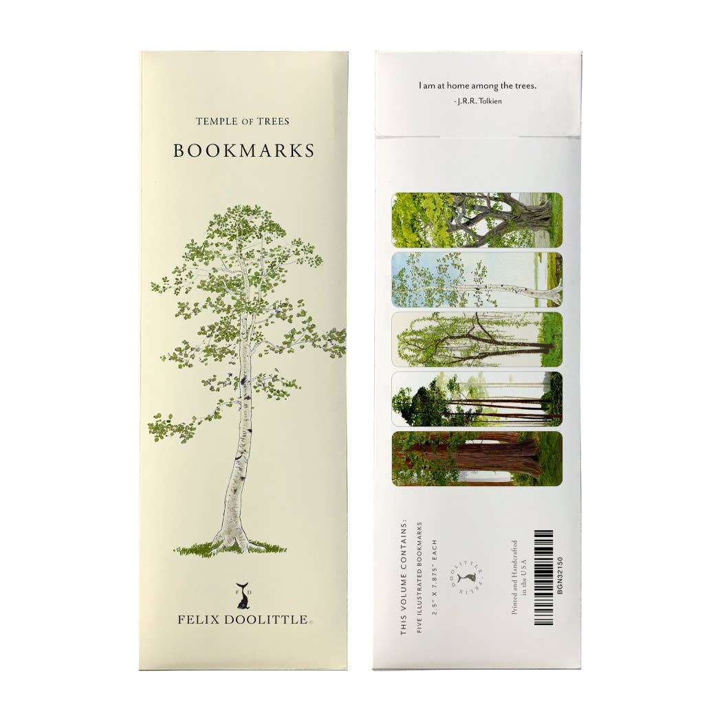 Felix Doolittle: Temple of Trees -- Bookmarks - Set of 5