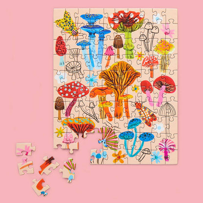 WerkShoppe: Mushroom Patch | 100 Piece Puzzle Snax